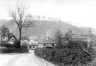 View: c00169 Frodsham: Cottages in School Lane, Overton 	