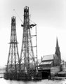 View: c00198 Runcorn: Transporter Bridge towers under construction