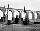 View: c00224 Runcorn: Transporter Bridge construction 	