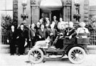 View: c00438 Widnes: Mayor and Officials Outside the Town Hall 	