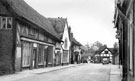 View: c00971 Knutsford: 'Tudor Cottages', King Street 	