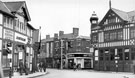 View: c01017 Northwich: High Street from the The Bull Ring 	