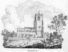 View: c01080 Waverton: Parish Church drawing	