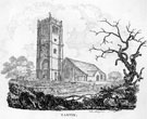 View: c01082 Tarvin: Parish Church drawing	