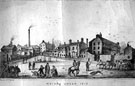 View: c01089 Macclesfield: Waters Green lithograph	