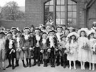 View: c01105 Knutsford: Children on May Day 	