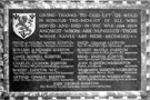 View: c01120 Chester Cathedral: The Egerton Memorial Tablet 	