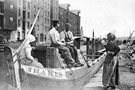 View: c01312 Runcorn: Barge on the Bridgewater Canal 	