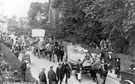 View: c01447 Wilmslow: Procession at the Carnival 	