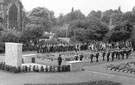 View: c01459 Wilmslow: War Memorial, Unveiling Ceremony 	