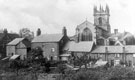 View: c01462 Wilmslow: Old Cottages in Chancel Lane 	