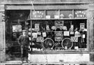 View: c02375 Warrington: Pemberton's Bicycle Shop, Orford Lane 	