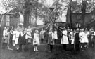 View: c02485 Poynton: Children Around the Maypole at Vernon School 	