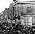 View: c02781 Macclesfield: Election Rally at the Town Hall 	