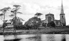 View: c02799 Astbury: Peel Lane, St. Mary's Parish Church