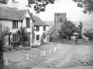 View: c02818 Wincle: Cottages and Church 	