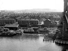 View: c02861 Runcorn: Foundations for the Road Bridge 	