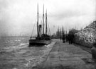 View: c02910 Runcorn: Tidal Entrance to the Docks 	