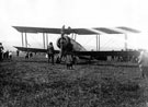 View: c02930 Runcorn: Aeroplane at Grice's Farm 	