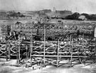 View: c02946 Runcorn: Construction of the Railway Bridge 	