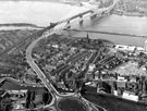 View: c02948 Runcorn: Aerial View from the South-East 	