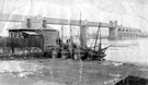 View: c02954 Runcorn: Fishing Boats near the Ferry House 	