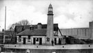 View: c02974 Ellesmere Port: Lighthouse on the North Quay 	