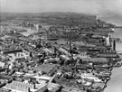 View: c02984 Birkenhead: Aerial view of the Town and Docks 	