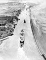 View: c03015 Ellesmere Port: Aerial view of the Manchester Ship Canal 	