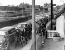 View: c03067 Ellesmere Port: Railway Crossing, Station Road 	