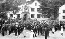 View: c03085 Disley: George V coronation celebrations at the Ram's Head Hotel 	