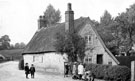 View: c03176 Mobberley: Thatched cottage 	