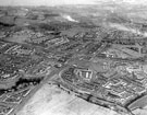 View: c03291 Ellesmere Port: Aerial view Sutton Way Flats, Overpool Road 	