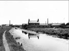 View: c03678 Ellesmere Port: Shropshire Union Canal from Bridge Street bridge towards Bleak House 	