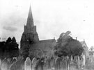 View: c03730 Eastham: Eastham Church from the South East 	