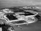 View: c04008 Ellesmere Port: Vauxhall Motors Ltd., Ellesmere Port Factory, aerial view 	