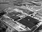 View: c04009 Ellesmere Port: Vauxhall Motors Ltd., Ellesmere Port Factory, aerial view 	