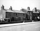 View: c04013 Ellesmere Port: Little Sutton Cottages, Chester Road near the Black Lion 	