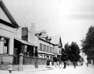 View: c04023 Ellesmere Port: Little Sutton, Presbyterian Church of England, Ledsham Road turning on left 	