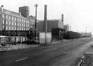 View: c04051 Ellesmere Port: Merseyton Road, Flour Mills towards Dock Street 	