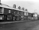 View: c04068 Ellesmere Port: Dock Street, Shops Bulls Head to Tilstons 	