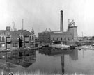 View: c04095 Ellesmere Port: Shropshire Union Canal, Power House and Warehouses 	