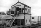 View: c04131 Widnes: Widnes South Station, No. 7 Box, disused 	