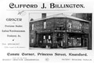 View: c04163 Knutsford: Clifford J. Billington, Princess Street 	