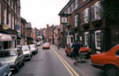 View: c04215 Knutsford: King Street, The Angel Hotel on right 	