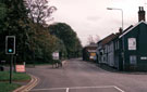 View: c04251 Knutsford: Brook Street, Hollow Lane at left 	