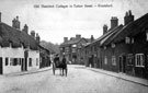 View: c04260 Knutsford: Tatton Street, Old Thatched Cottages 	