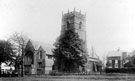 View: c04277 Knutsford: Cross Town, St Cross's Church 	