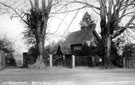 View: c04281 Knutsford: Booths Hall, Lodge entrance 	