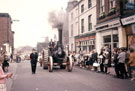 View: c04338 Runcorn, Traction engine on High Street 	